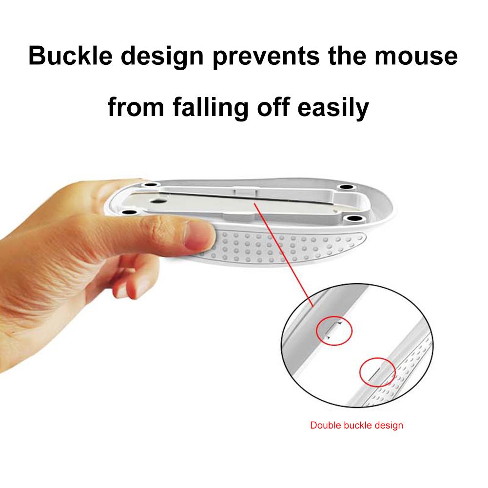 Für Apple Magic Mouse 2/3 Basis Erhöhter Komfort und Kontrolle Ergonomisches Kabelloses LadePad Schale Anti-Rutsch-Griff Maussockel