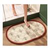 American Flower Diatom Mud Floor Mat Bathroom Non-Slip Easy To Take Care Of Floor Mat Household Toilet Water-Absorbing And Dirt-Resistant Floor Mat