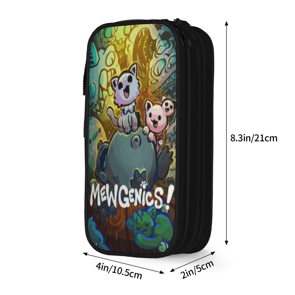Mewgenics Merch Pencil Case Large Capacity Office Accessories Pen Case Perfect Gifts