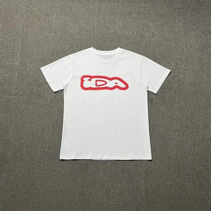 American Trendy Brand Fun Printing Short-sleeved Summer New Pure Cotton Loose Men and Women Couple Crew Neck T-shirt Harajuku