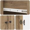 2 Piece Cabinet Set Artisan Oak Finish 34.5 x 34.5 x 90 cm