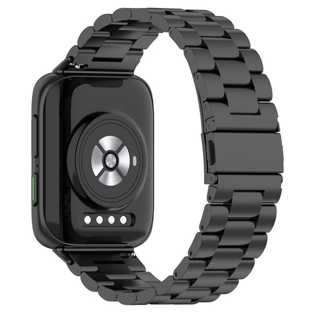Watch Band for Oppo Watch 2 42mm Titanium Alloy 3-Bead Wrist Strap