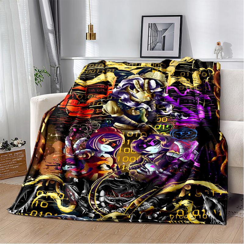2025 New Style 3D Murder Drones Uzi Cartoon Soft Blankets,Throw Blanket Comfortable Blanket for Picnic Beds Sofa Home Bedroom