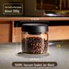High Borosilicate Glass Coffee & Tea Vacuum Storage Jar