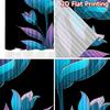 Set Of 2 Flat Printing Curtains Without Rod Glow Gradient Flower Valentine Is Day Festival Creative Versatile Durable Curtain Made Polyester