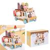 Wooden Pretend Play Ice Cream Cart Toy For Kids Educational Gift