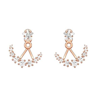 Penélope Cruz Moonsun Series Double-Use Crescent Boat Pierced Earrings Women Earrings White 5486351