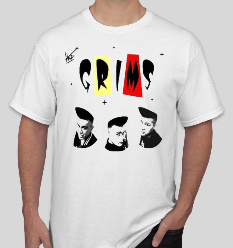 The Grims Punk Rock hardcore thrash music T shirt tee M