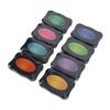 Ink Pad 8 PCS Reflective Interference Ink Safe Stamp Pad Fingerprint Ink Pad for Kids for DIY