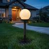 3pcs Waterproof Design Solar Bulb Lamp Solid Sealed Structure Outdoor Garden Light  Roadside Layout