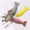 Cat Toys Cat-teasing Linen Fish for Self-entertainment and Boredom Cat-mint Fish for Biting Cat-teasing Sticks Simulated Mint Fish Pet Toys