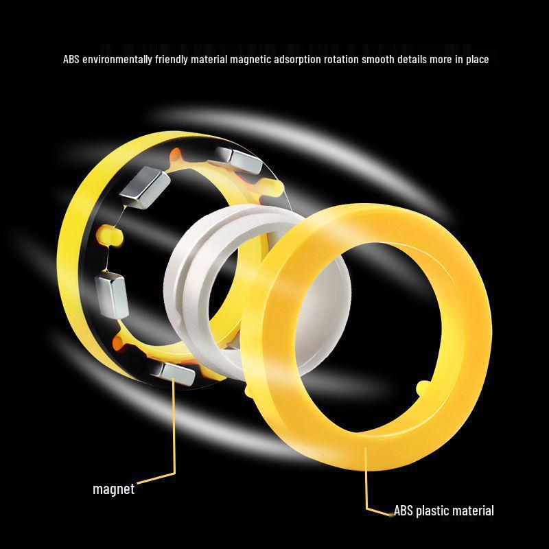 TikTok Celebrity Magnetic Gyro Ring: Adult Decompression & Anti-Anxiety Toy