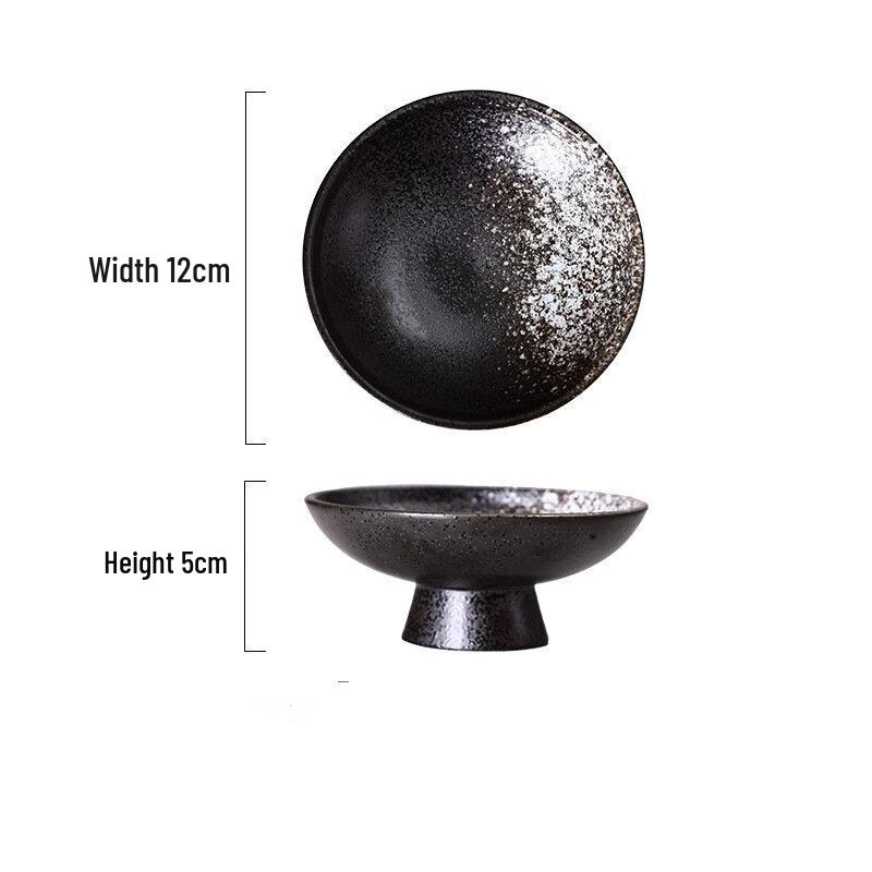 Jingci Ceramic High-Footed Snack Dish