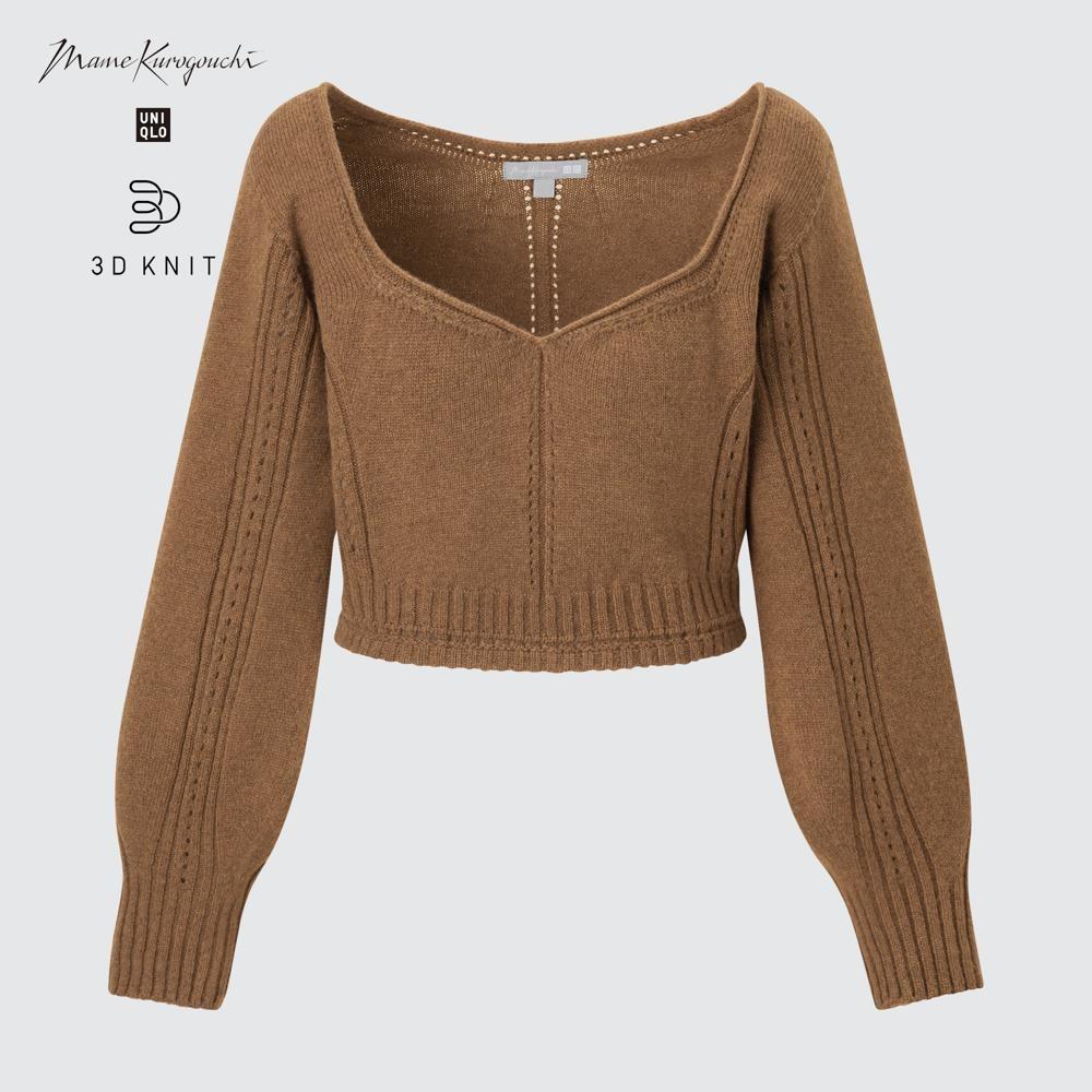 ★美品★ TODAYFUL ★ volume Knit sleeve Buy Uniqlo 3D Knit Volume Sleeve Sweater (long Sleeve