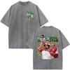 Rapper Bad Bunny Debi Tirar Mas Fotos DTMF Vintage Washed T Shirts Men Women Clothing Fashion Hip Hop ONeck Tshirts Streetwear