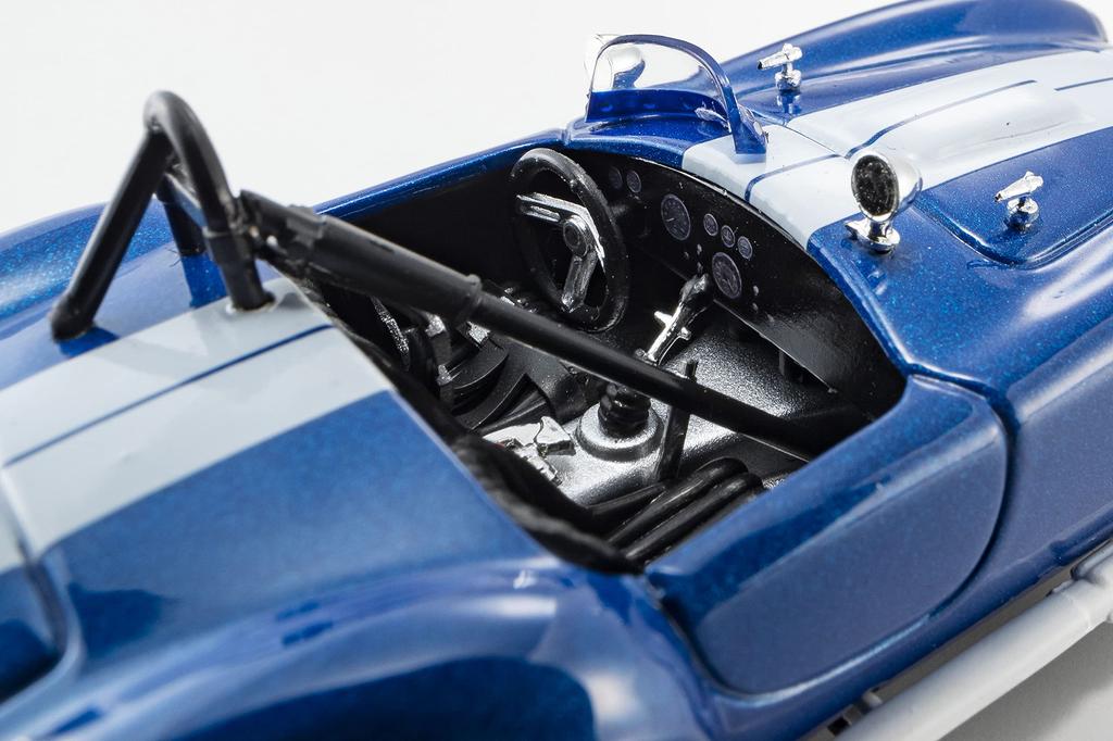 Kyosho Original Shelby Cobra 427 Racingscheibe Blau Fertigprodukt KS03019MBL 1/43 S/C