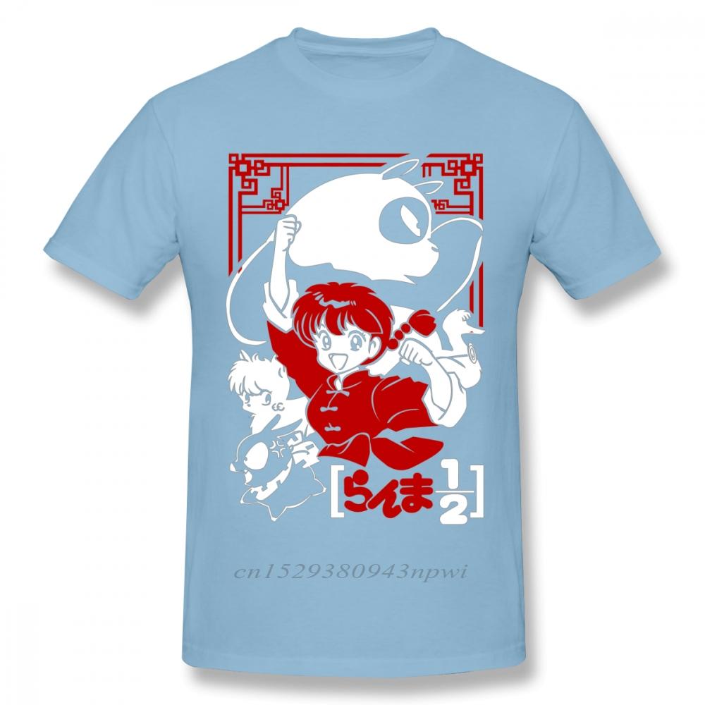 Punk Rock Unisexs Tshirt Unisexs Ranma 12 T Shirt Guys Fashion Streetwear Round Neck Faddish Design Tee Shirt