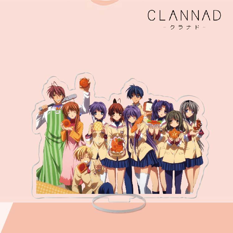 Anime Peripheral Acrylic Standing Sign Tuanzi Big Family Clannad Ancient River Zhu Ornaments