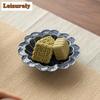 Chrysanthemum Petal Fruit Dishes Japanese Pastry Plate Fruit Snack Plate Dessert Candy Dish Household Sharing Plate Decoration