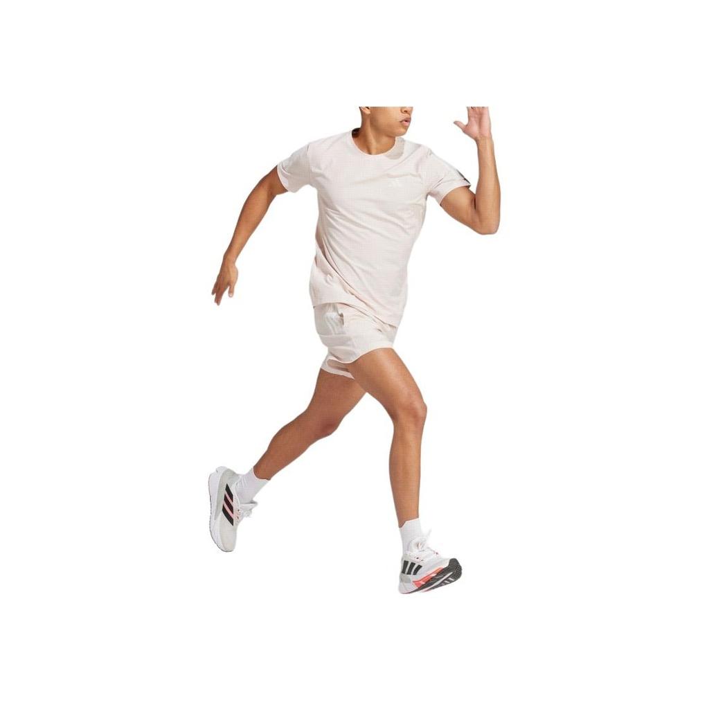 adidas Own the Run Tee Putty Mauve Men Streetwear IN1514