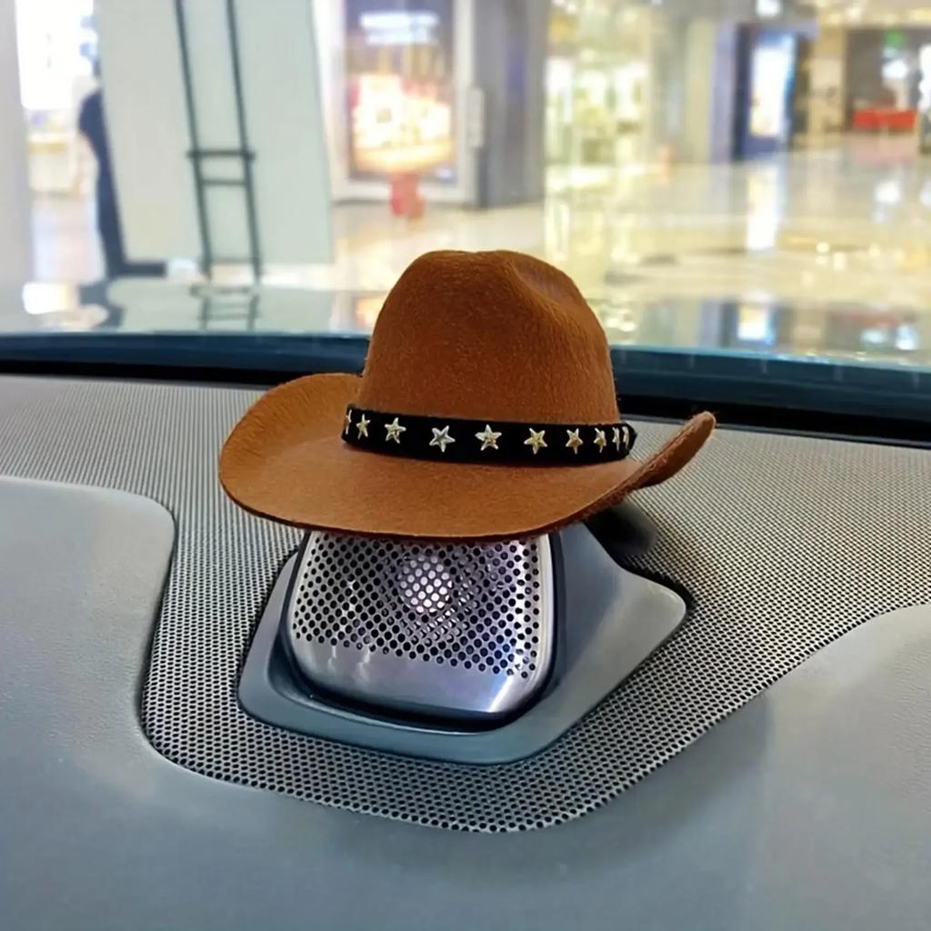 Dog & Cat Clothing Cowboy Style Star Pet Hat with Chin Strap
