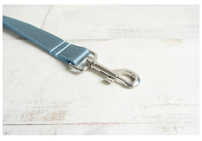MUTTCO Blue Thickened Bite-Resistant Dog Collar & Leash UDL-114
