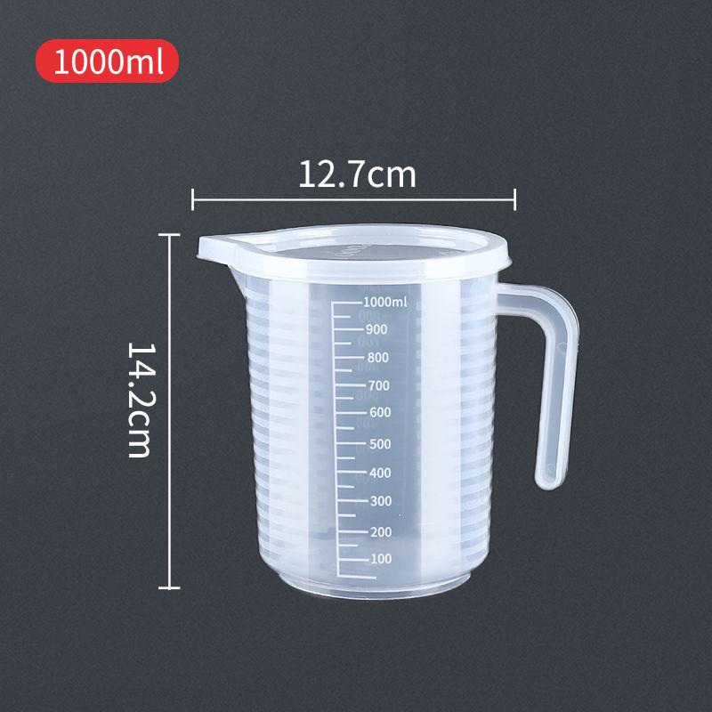 Graduated Measuring Cup Set - 1000ml & 5000ml Cylinders for Milk Tea Shop Equipment