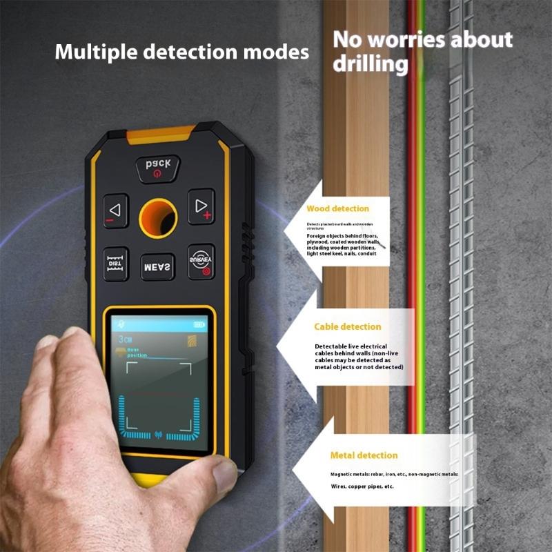 Digital Studs Finders Featuring Depth Control And Multiple Material Detection Wall Detection Tool For Wire Metal Pipe