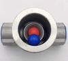 1/2" 3/4" 1" BSPT Female 304 Stainless Steel Window Sight Glass Float Ball Flow Indicator Water Oil