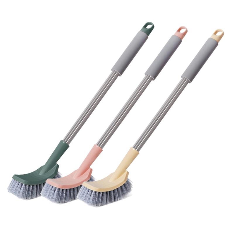 Toilet Brush Household Wall-mounted Long Handle Without Dead Ends Washing Toilet Brush Toilet Hanging Soft Bristle Toilet Cleaning Pinglong