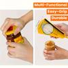 Easy-Grip Multi-Functional Jar & Bottle Opener - Durable Plastic, Perfect for Home and Restaurant Use