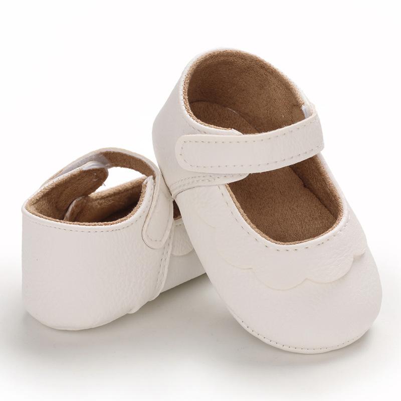 Spring and Autumn Fighting 0-1 Years Old Baby Learn Stews Soft Waves Baby Shoes Semi-Plastic Bottom Princess Shoes