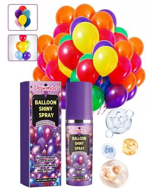 Dowmoo Balloon Shine Spray – Fade-Resistant, Anti-Oxidative, Polishable, Special Brightener for Party Decoration Balloons 30ml