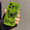 Artistic Hand Painted Butterfly for iPhone17PorMax Phone Case 14 Apple 13 Frosted 12/15 Premium 11