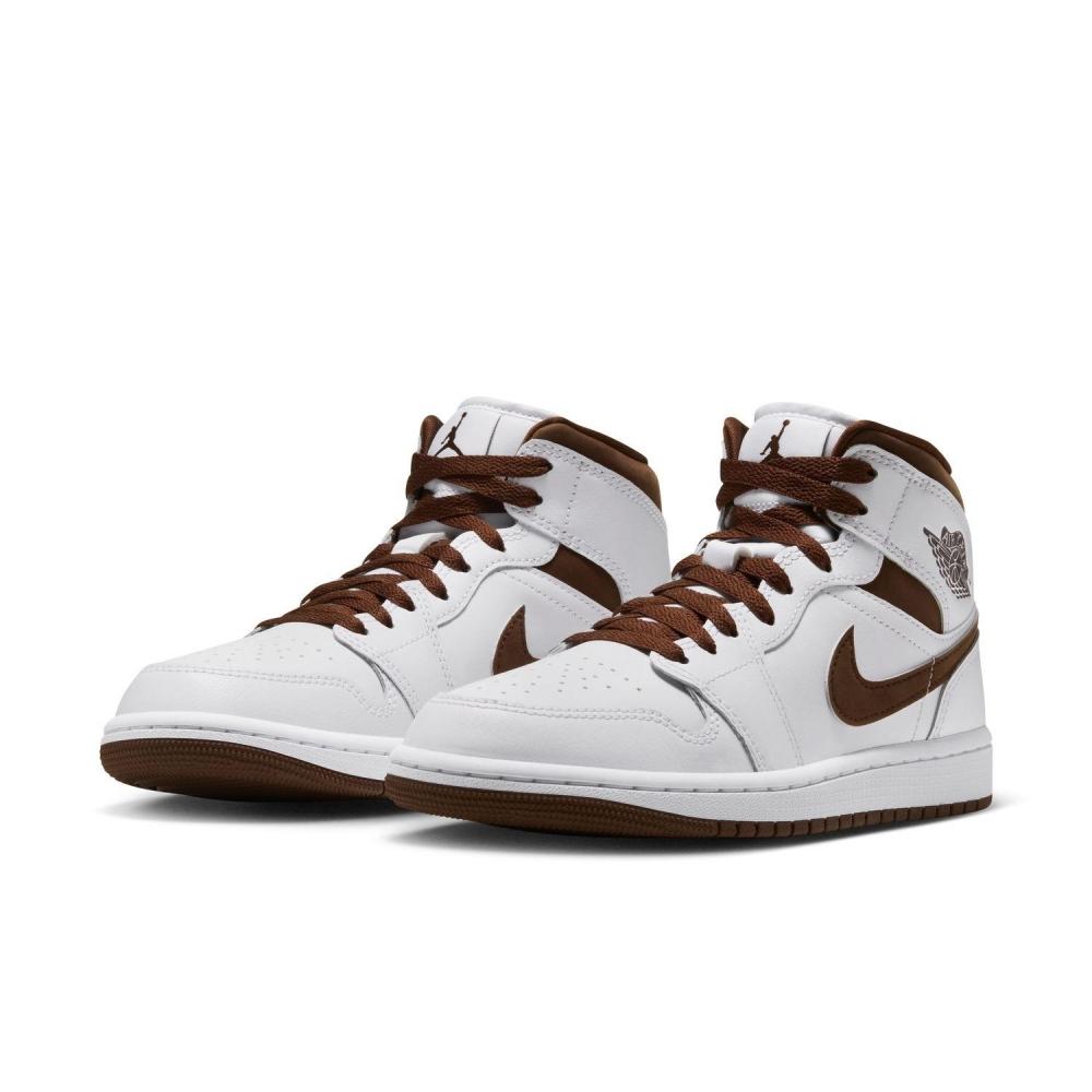 Nike W Air Jordan 1 Mid Sneakers White 125White cacWoW Wbq6472