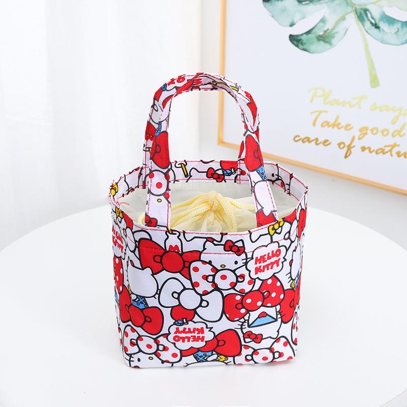 Bag Insulated Lunch With Drawstring For Outings And Picnics
