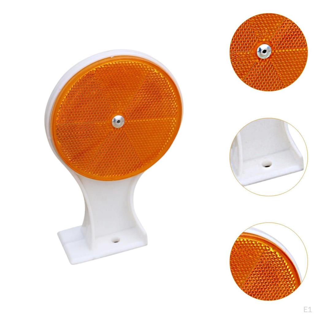 Marcator de Alee Semn Reflectorizant Reflector Ambele Părți Marginea Drumului pentru Parcare