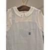 Chocola B Check Suspenders Romper  Ttomow01u 