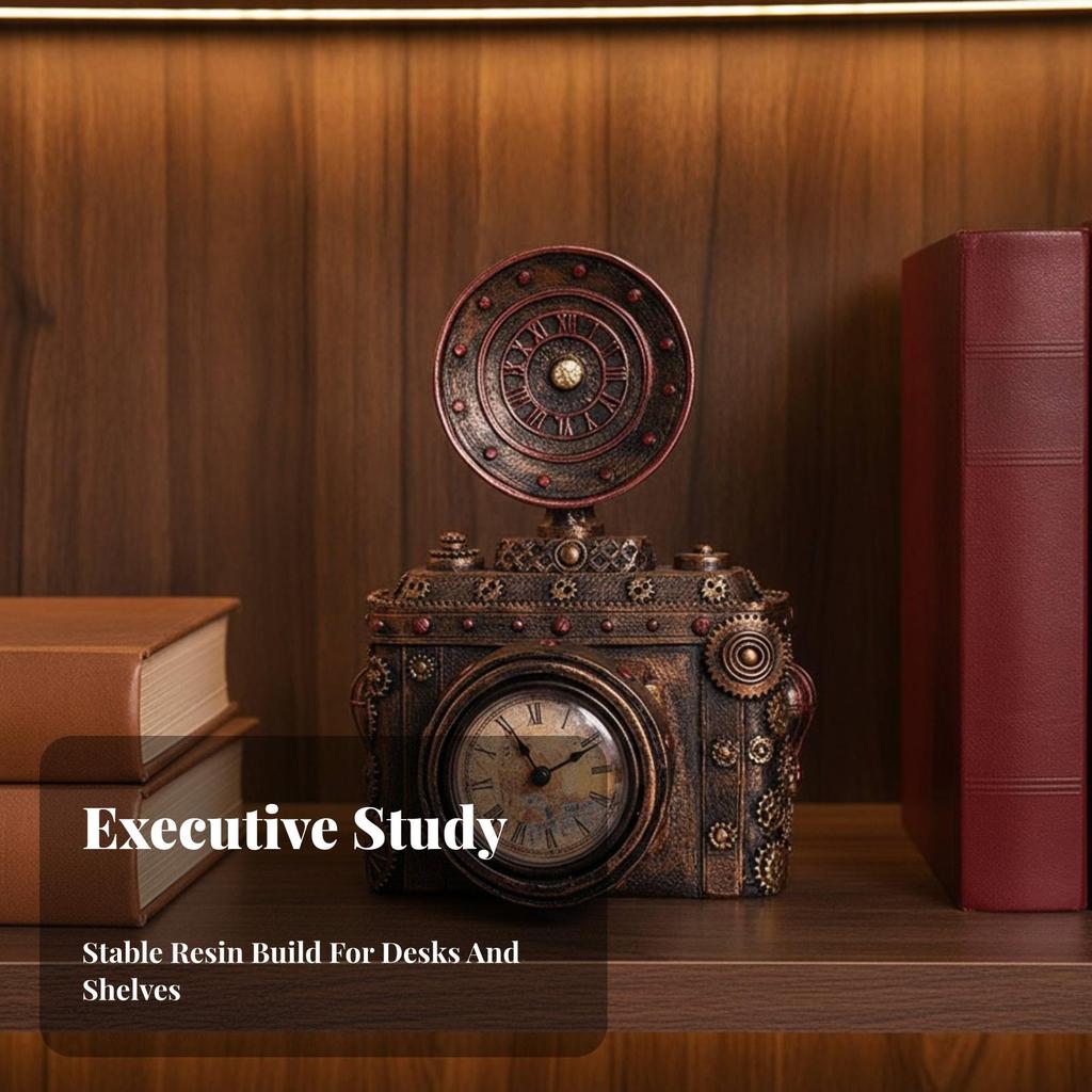 Resin Ornament Vintage-Inspired Desk Display Piece Freestanding Sculpture