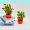 Artificial Pomegranate And Orange Bonsai With Realistic Design For Wedding Decor And Outdoor Use