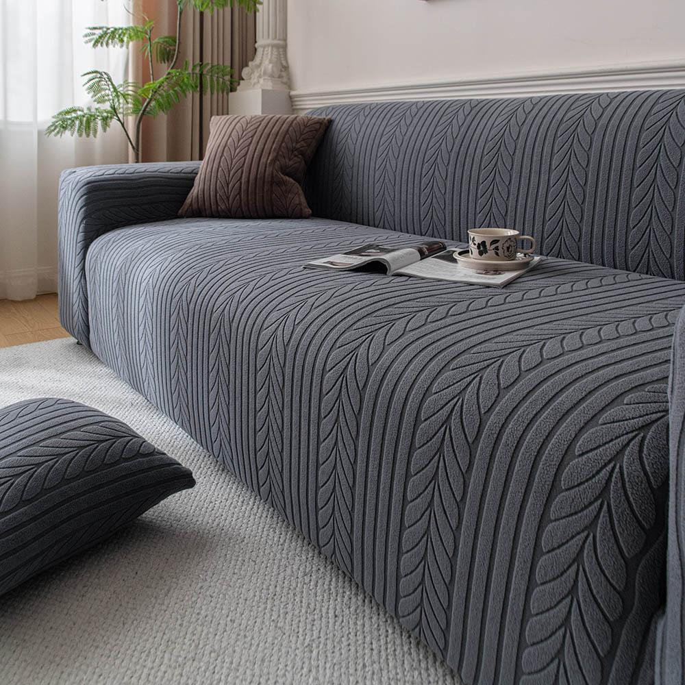 New Elastic Sofa Cover All Season Versatile All Purpose Cover  Dust Proof Cover Jacquard Velvet