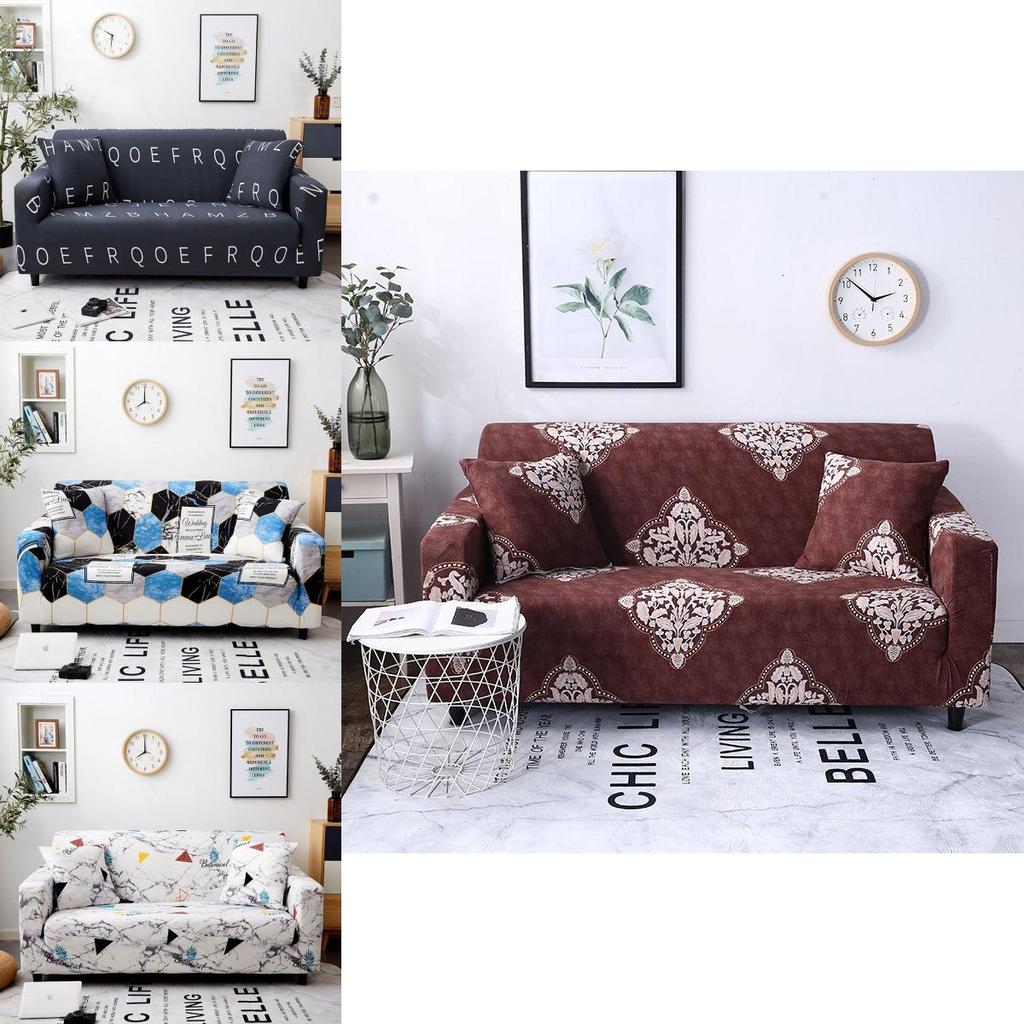 Elegant Elastic Slipcover For Sofa With Superior Fit And Wrinkle-resistant Fabric