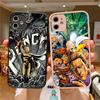 One P-Punch Man Saitama Phone Case For IPhone 14 11 12 13 Mini Pro Max 8 7 Plus X XR XS MAX Translucent Matte Cover