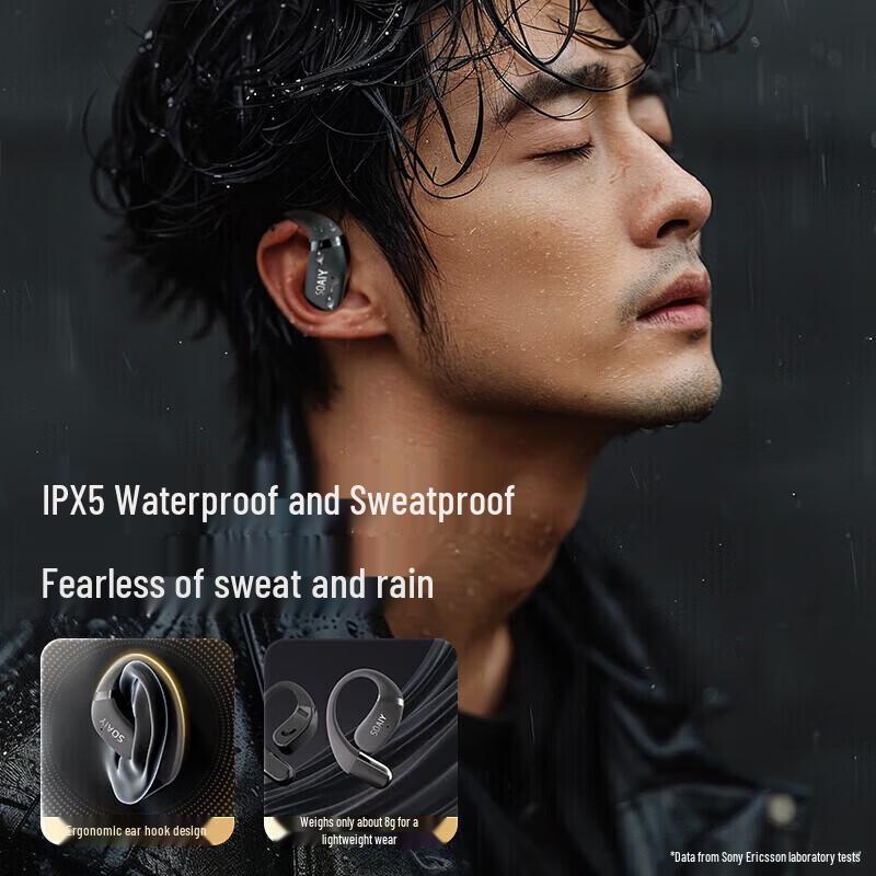 Soaiy GD35 AI Translator Wireless Ear Clip Earbuds