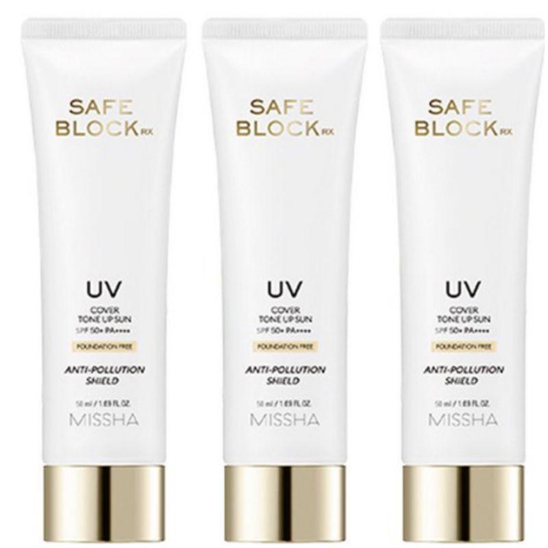 MISSHA Safe Block RX Cover Tone Up Sun Cream SPF50+ PA++++ 50ml