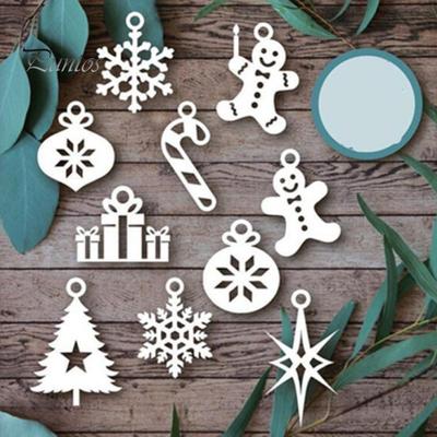 Kerstboom Sneeuwvlok Peperkoekman Snijmal Scrapbook Auto Vorm Decoratie Gereedschap