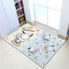 Floor Mats Pochacco Foot Mat Kawaii Rug Mat for Hallway Non Slip Carpet Rugs Entrance Doormat Absorbent Bathroom Rug Home Bath