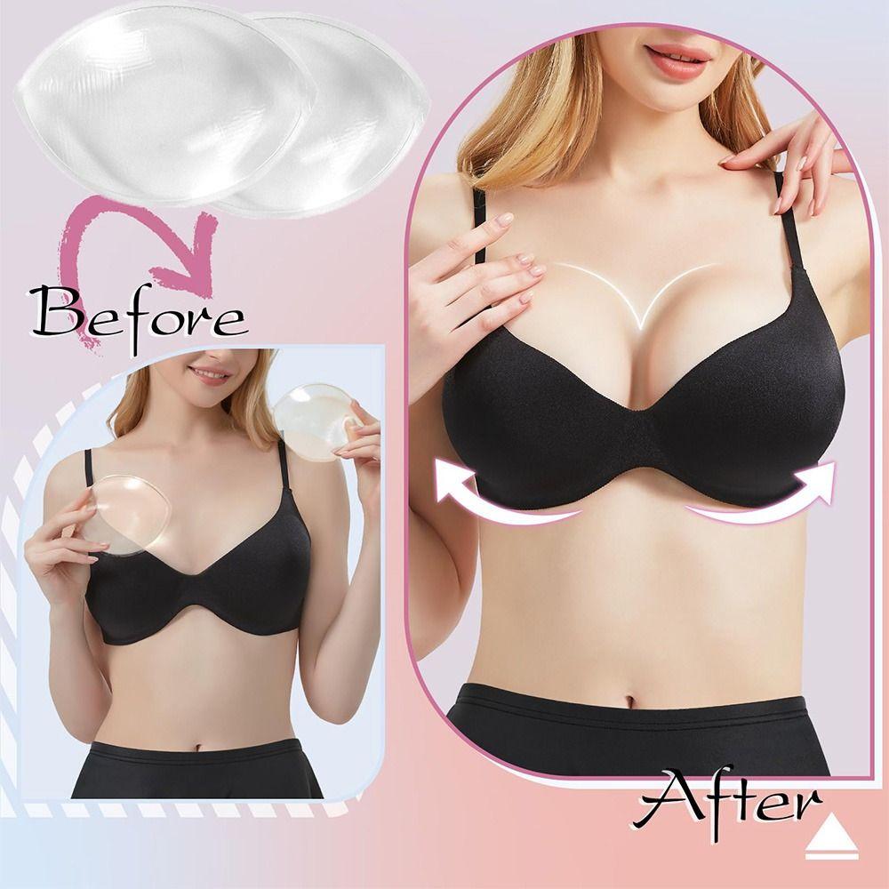 Soft Breast Pads Silicone Padding Bust Enhancer Hot Inserts Breast Pads  for Bikini Swimsuit