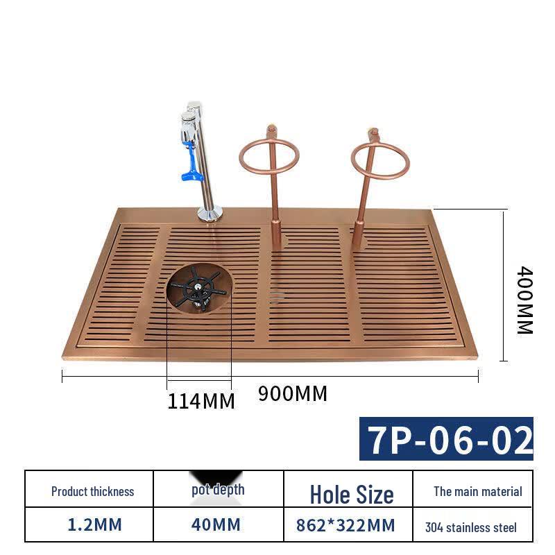 Yingtang 7P-06-02 Commercial Coffee Faucet Rotating Stand