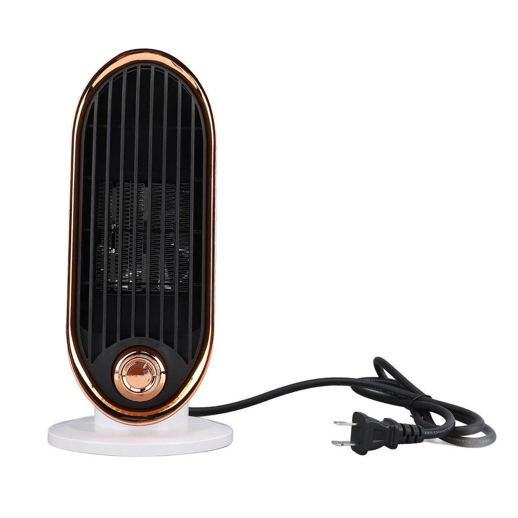 Desktop Space Heater Office Indoor Small Quiet Portable Vertical Hot Cold Dual Use White